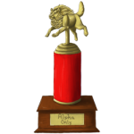 CE Dominant and Up Gold Trophy