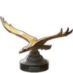 Gold TQBA Three Pines Show - Bird Hunting Class Trophy