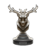 Silver TQBA Three Pines Show - Caribou hunting Class Trophy